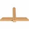 Ekena Millwork Eugene Smooth Timber Gable Bracket, Western Red Cedar, 48"W x 32"H x 3 1/2"D x 5 1/2"F, 16/12 Pitch GBW048X32X0406EUG00SWR - alternate 2